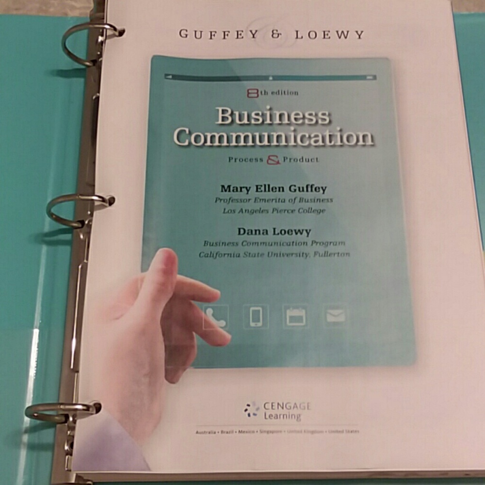 Business Communication 8th Edition Guffey & Loewy
